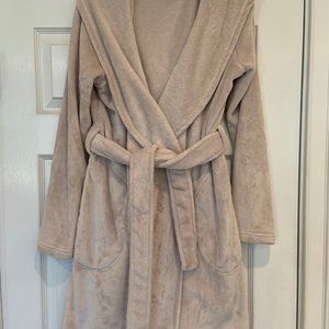 UGG Women's Miranda Hooded Fleece Robe - Moonbeam